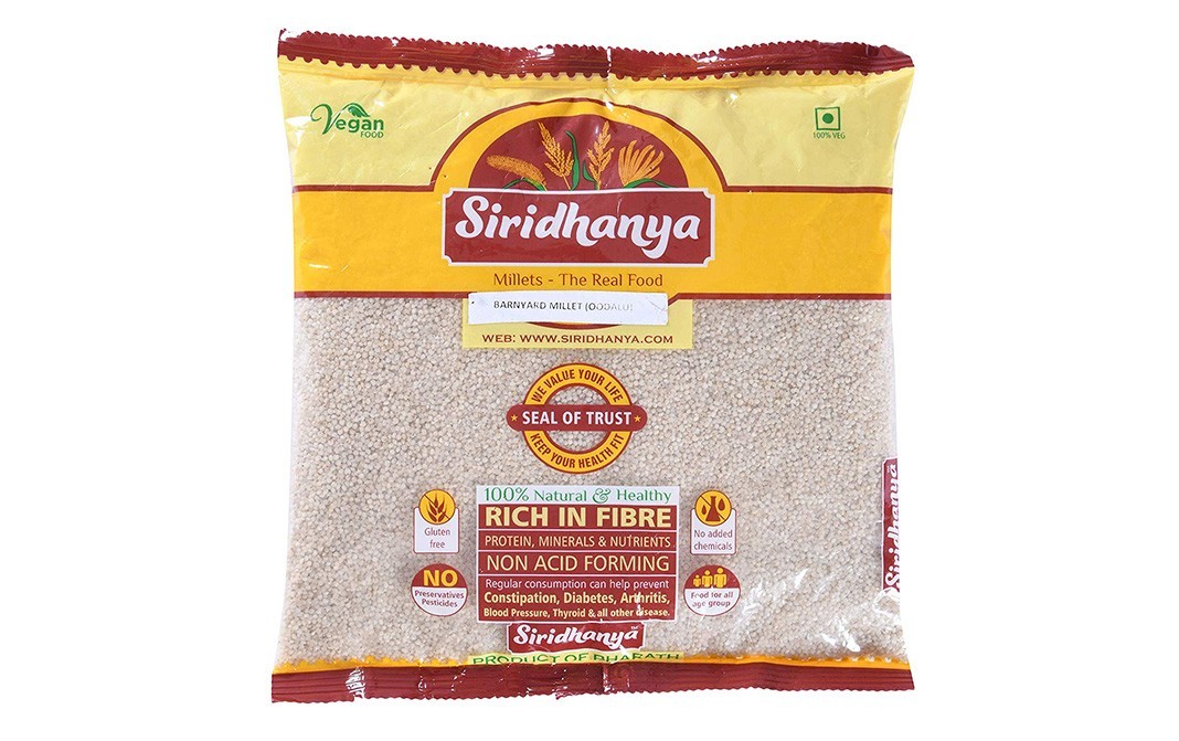 Siridhanya Barnyard Millet (Oodalu)   Pack  500 grams